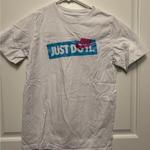 Nike White Logo Tee